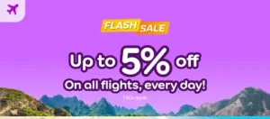 아고다 항공권 5% 할인 프로모션