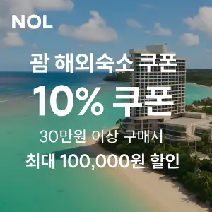 NOL 쿠폰 6월 숙박페스타 프로모션 최대 85% 할인쿠폰 이벤트 정보 8 NOL 10% 쿠폰 괌 해외숙소 최대 10만원 할인