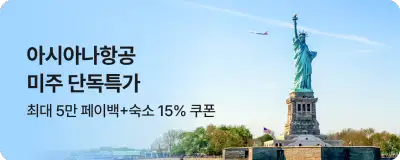NOL 항공권 쿠폰 아시아나항공 미주 단독특가