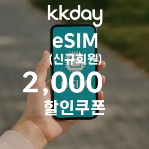 KKday 할인쿠폰 2025년 7월 숙소, 항공권, 액티비티 프로모션 실시간 이벤트 50 kkday 신규회원 eSIM 2,000원 할인쿠폰