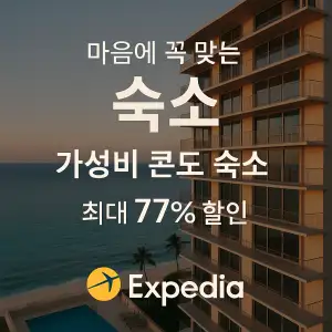 익스피디아 마음에 꼭 맞는 숙소 가성비 콘도 최대 77% 할인