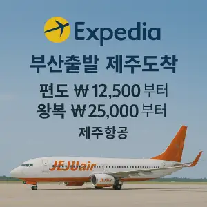 익스피디아 7월 할인 쿠폰 코드 총정리 – 최신 쿠폰 & 카드 제휴 혜택 & 특가 할인 정보 43 익스피디아 부산 출발 제주 도착 항공권 특가