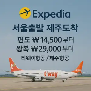 익스피디아 7월 할인 쿠폰 코드 총정리 – 최신 쿠폰 & 카드 제휴 혜택 & 특가 할인 정보 42 익스피디아 서울 출발 제주도착 항공권 특가
