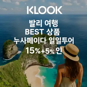 클룩 발리 베스트 상품 누사페이다 일일투어