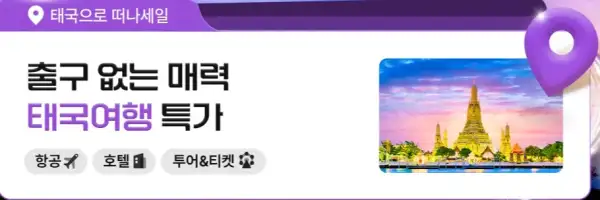 트립닷컴 할인코드 12월 항공권 50% 초특가 할인! 호텔 투어 입장권 1+1 이벤트 정보 36 태국 여행 특가