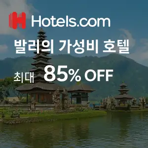 호텔스닷컴 발리의 가성비 호텔 최대 85% OFF